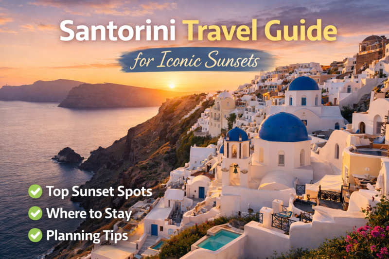 Santorini Travel Guide for Iconic Sunsets