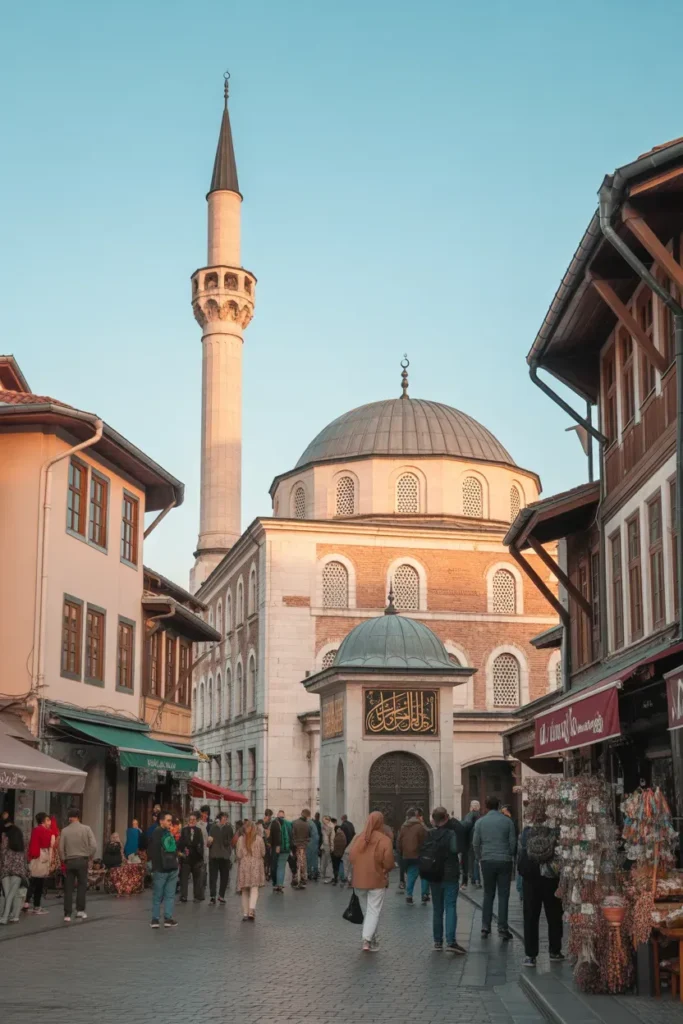 Visit Dzhumaya Mosque Area