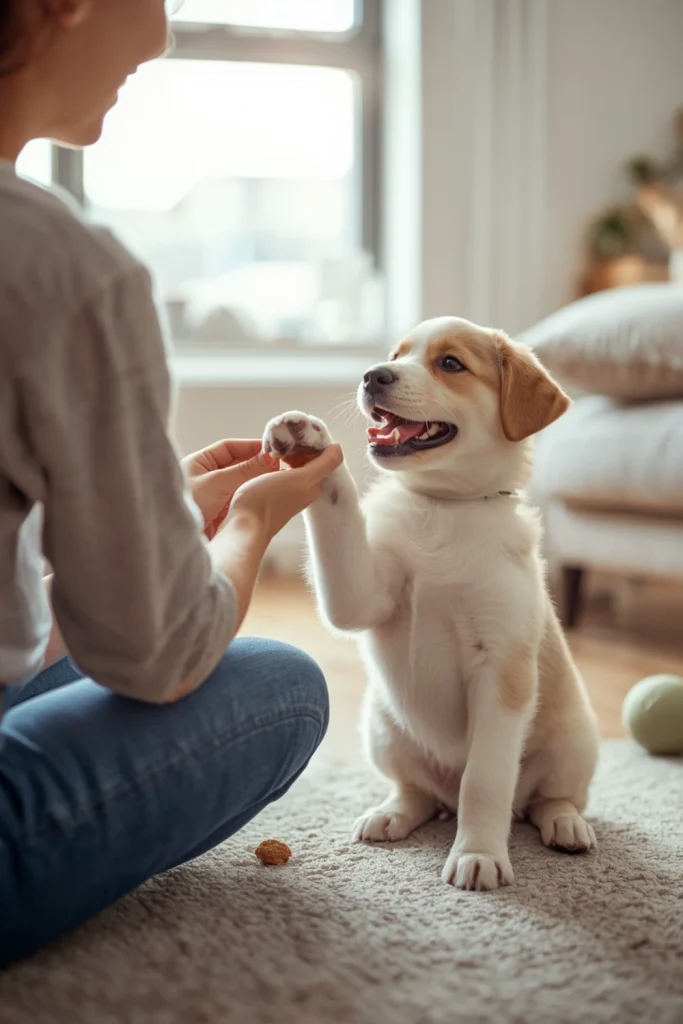 Teach Your Dog to Give Paw