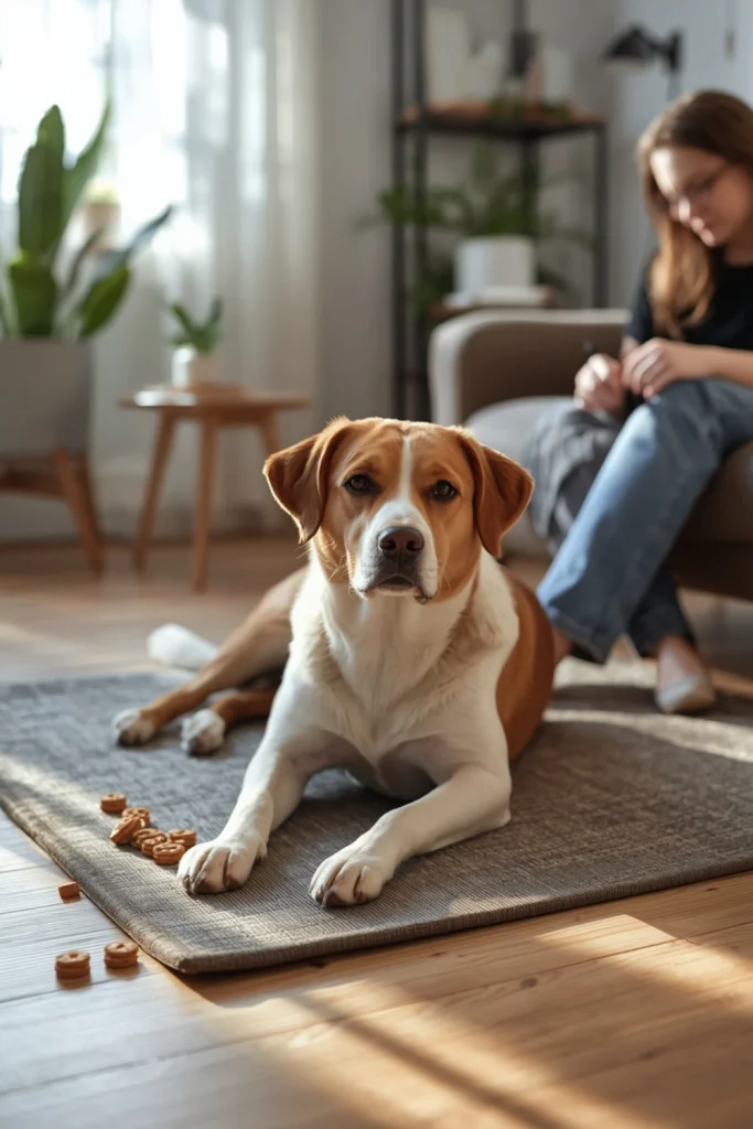 Teach Your Dog to Settle on a Mat
