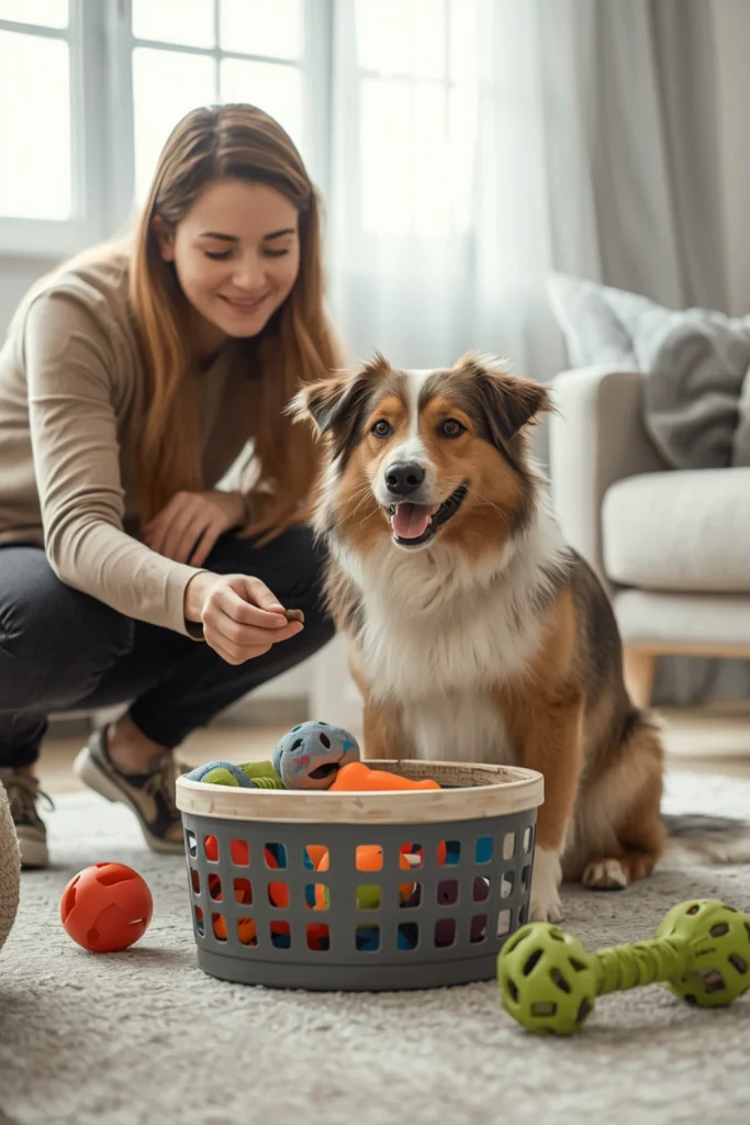 Teach Your Dog to Put Toys Away