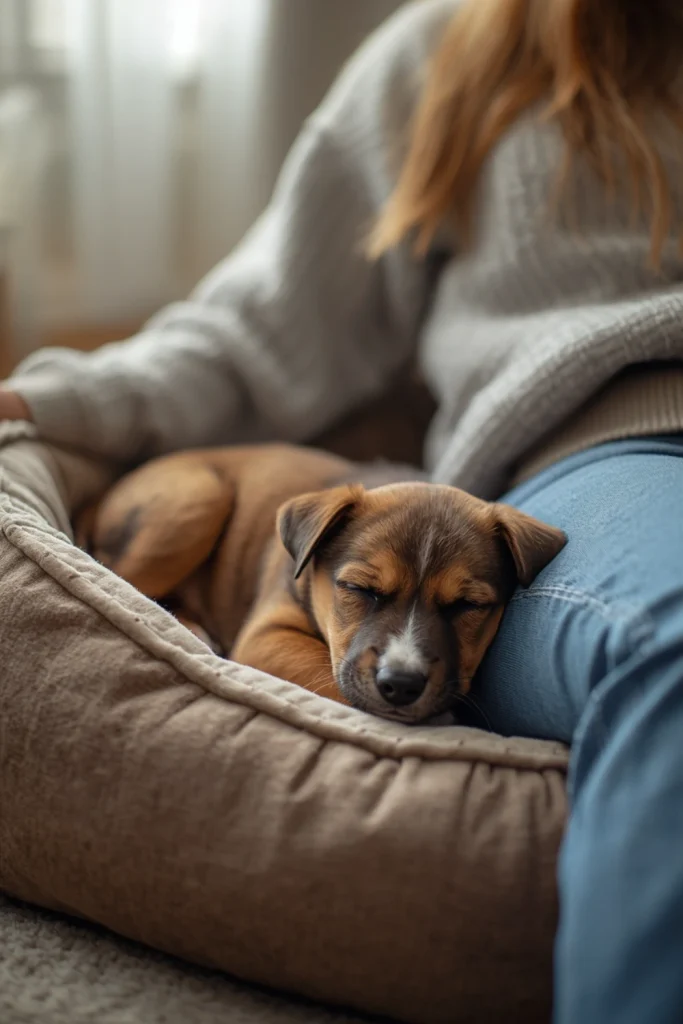 Teach Your Puppy to Settle and Relax