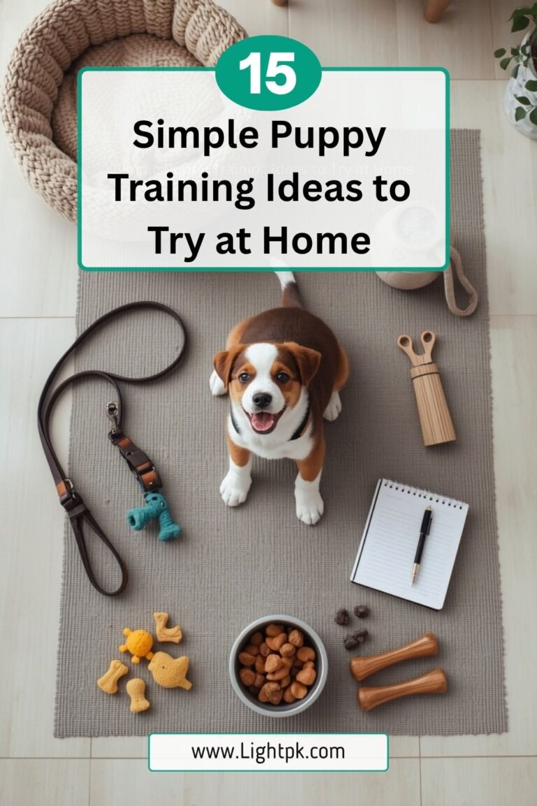 15 Simple Puppy Training Ideas to Try at Home