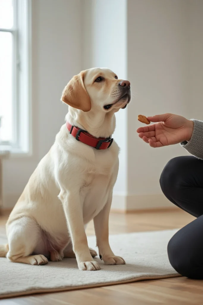Teach the Sit Command