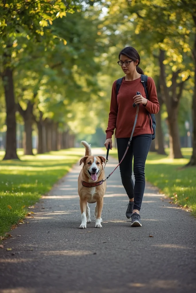 Teach Calm Leash Walking