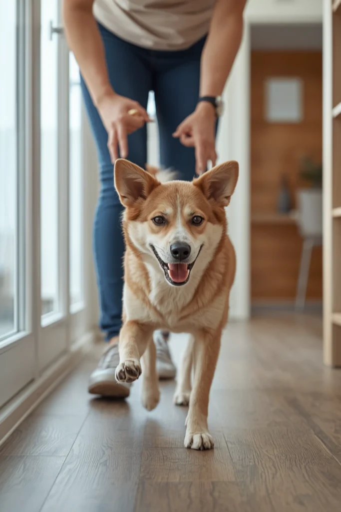Teach Your Dog to Circle Around Your Legs