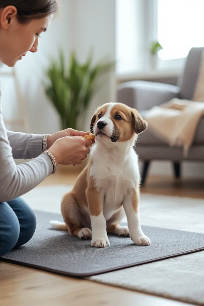Teach the Sit Command
