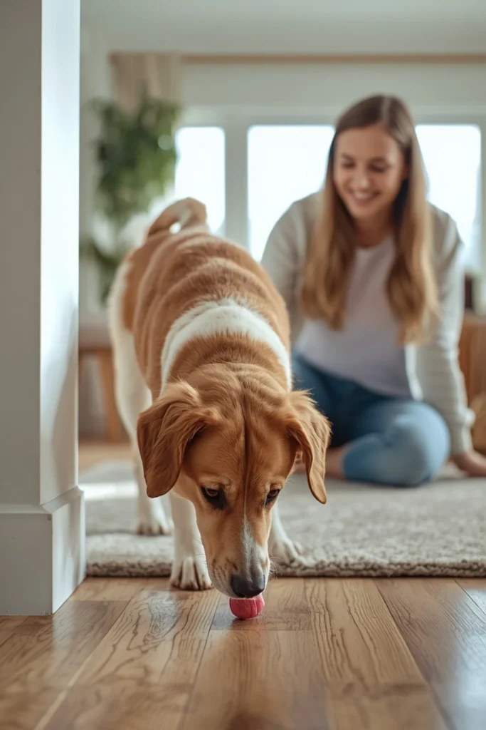 Teach Your Dog to Find a Hidden Toy