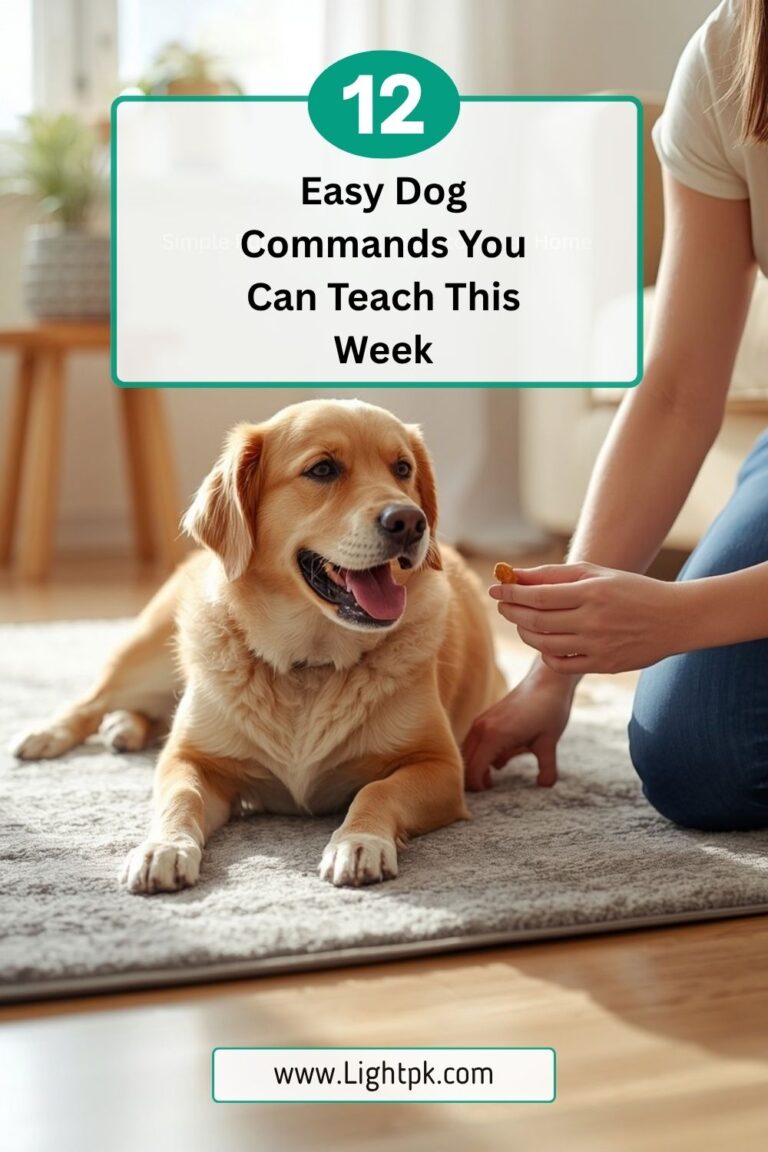 12 Easy Dog Commands You Can Teach This Week