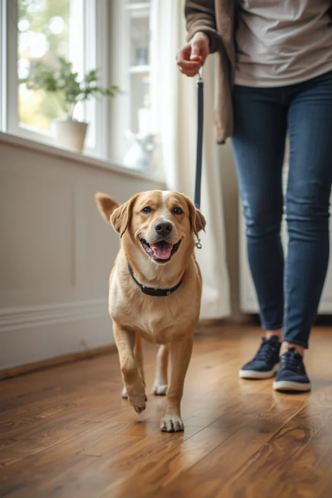Begin Loose-Leash Training at Home