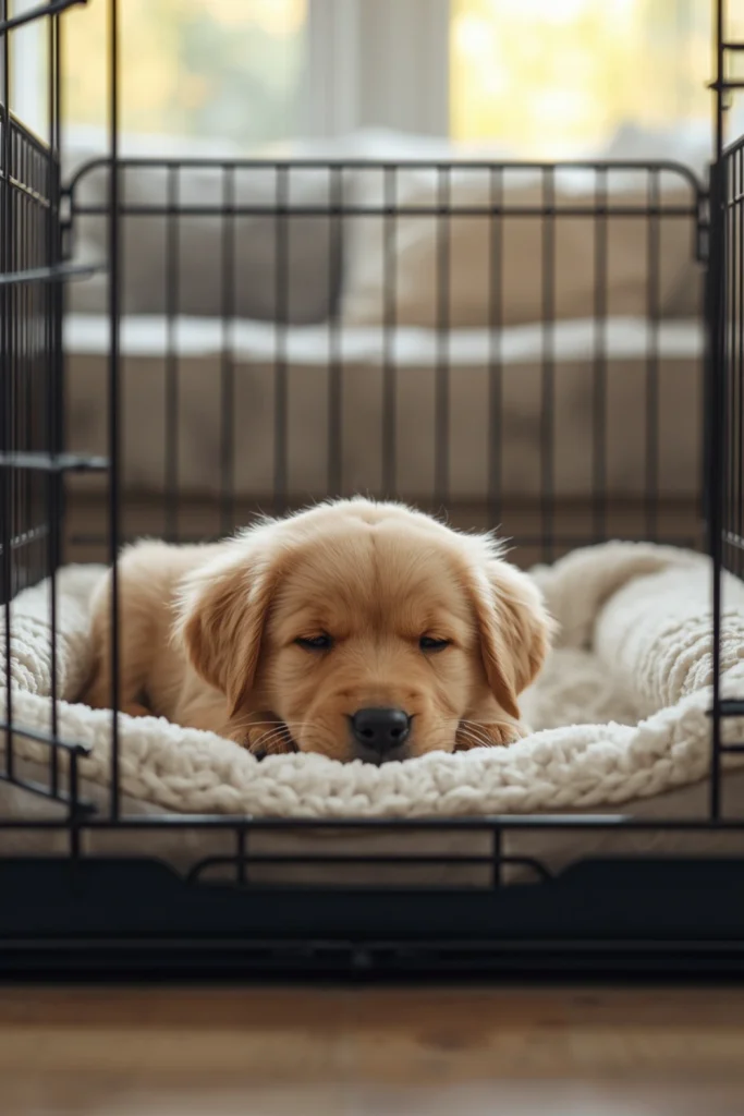 Make the Crate Comfortable and Safe