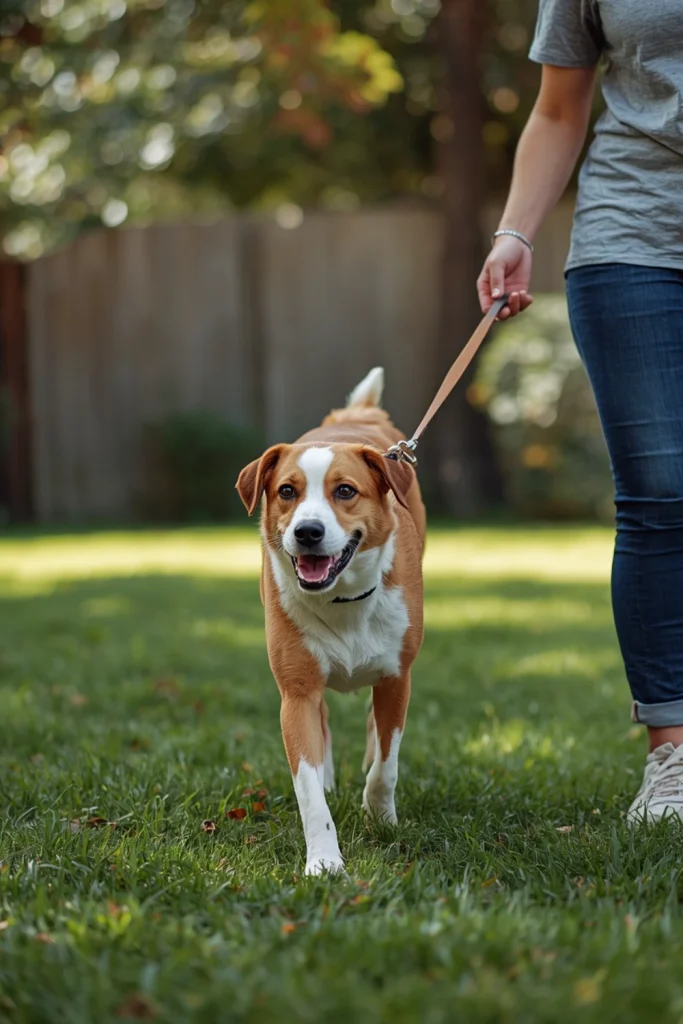 Start Leash Training in a Quiet Environment