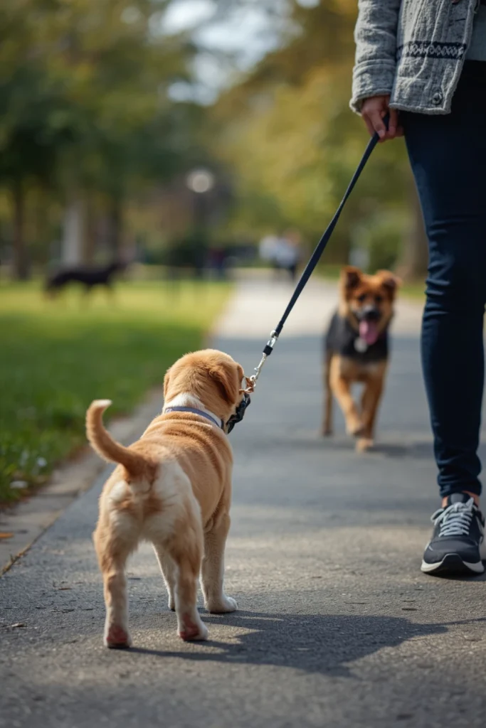 Gradually Introduce People, Dogs, and Other Distractions