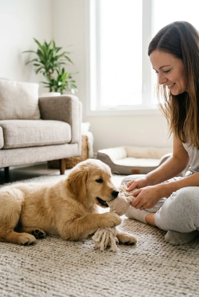 Manage Puppy Biting and Mouthing