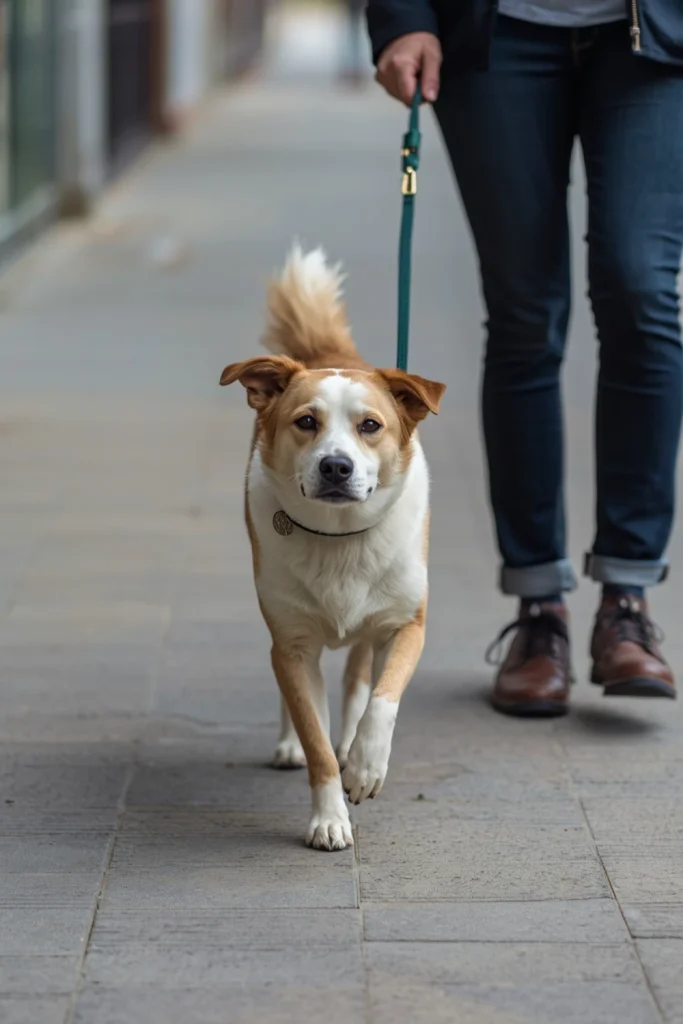 Teach Your Dog a Comfortable Walking Position