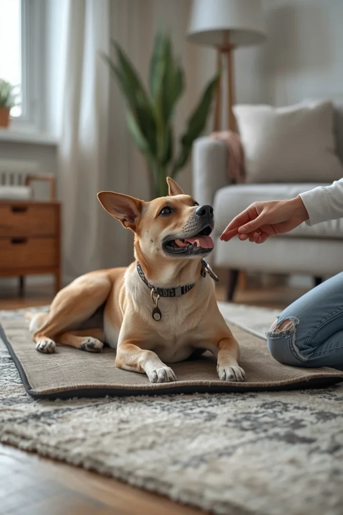 Teach Your Dog to Go to a Mat