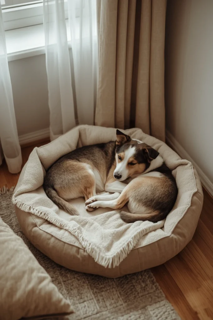 Leave Comforting Items and Familiar Scents