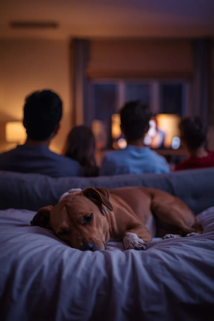 Teach Your Dog to Settle During Family Time