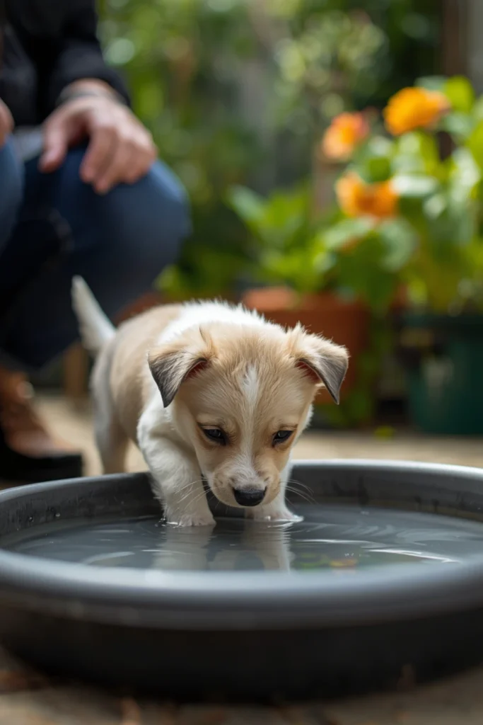 Introduce Water Gradually