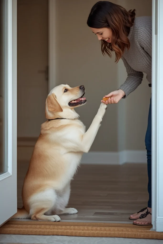 Use a “Four Paws on the Floor” Exercise