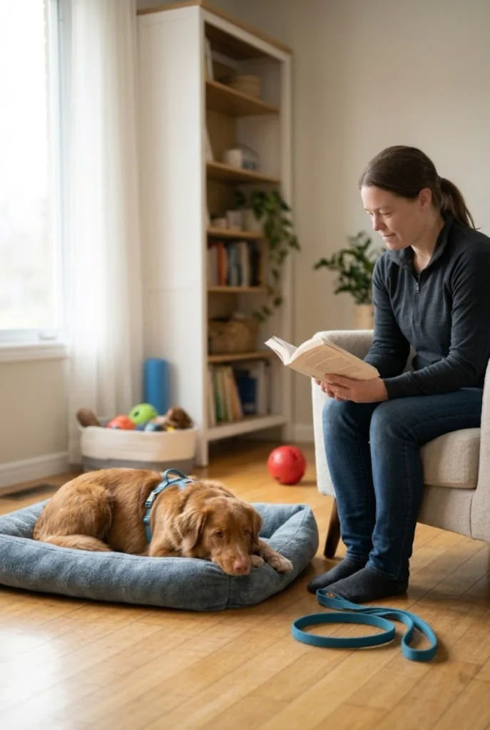 Help Your Dog Learn to Settle Indoors
