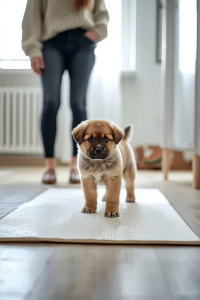 Puppy Potty Training With Puppy Pads