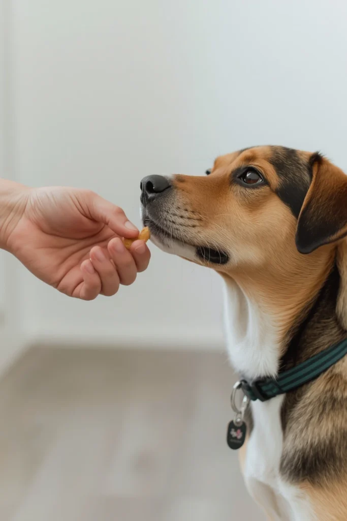 Begin With a Treat in Your Closed Hand