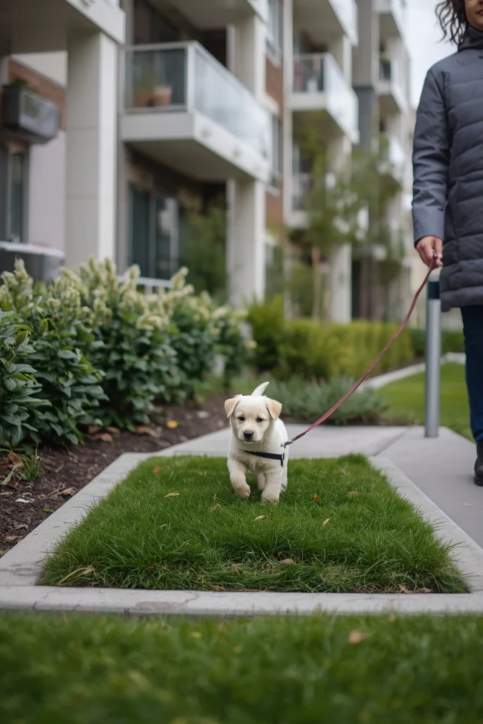 Choose a Convenient Outdoor Potty Spot
