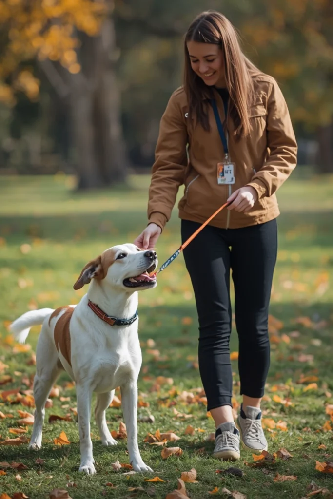 Reward Your Dog for Walking Beside You