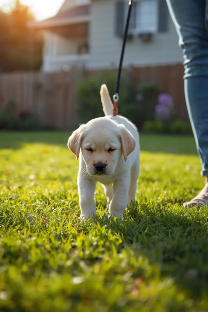 Take Your Puppy Outside Immediately After Waking Up