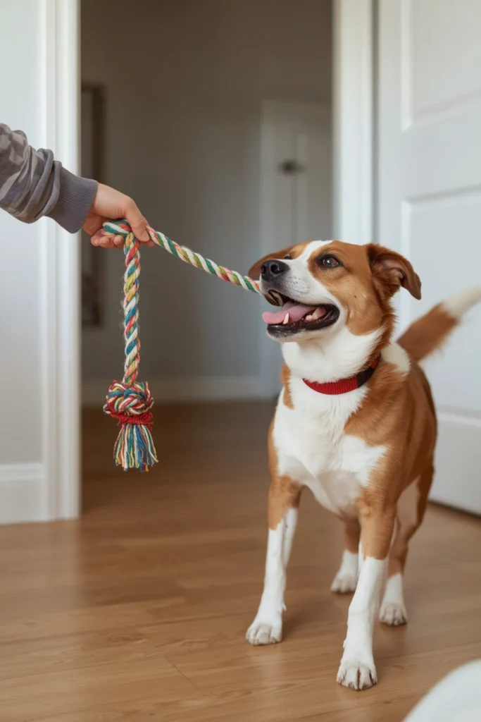 The Two-Toy Tug Game