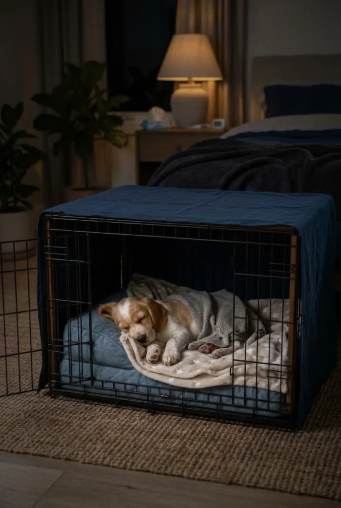 How to Help a Puppy Sleep Through the Night