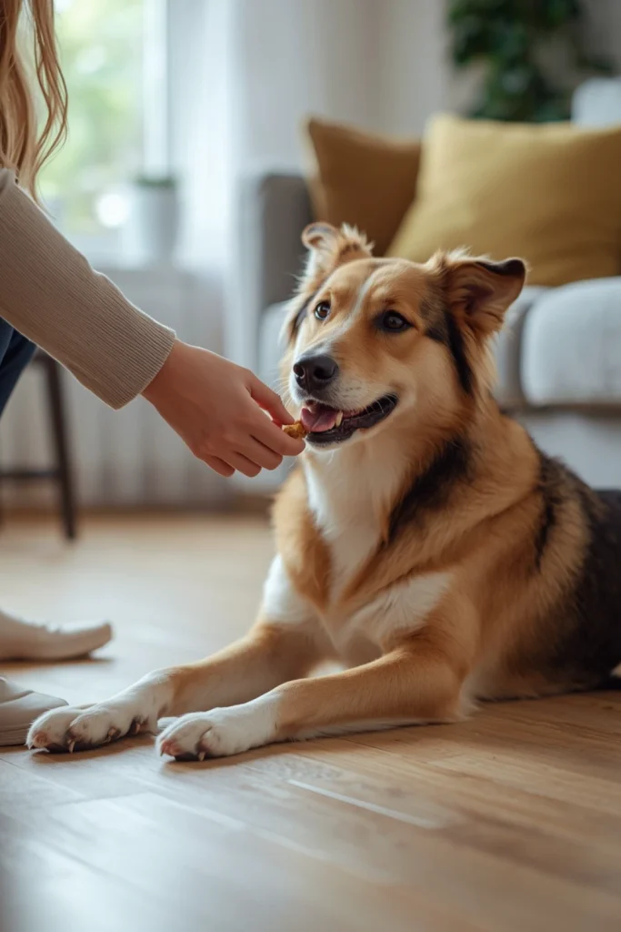 Guide Your Dog Into the Down Position