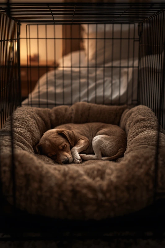 Make the Crate a Comfortable Sleeping Space