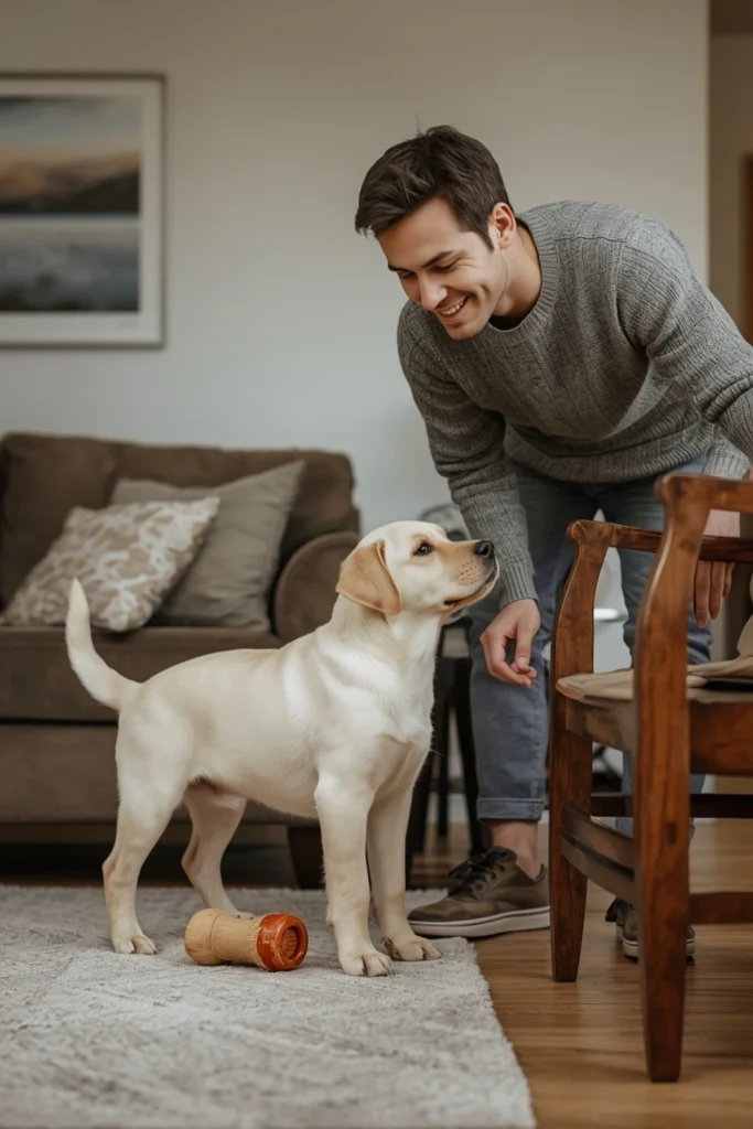 Supervise Your Puppy Around Furniture