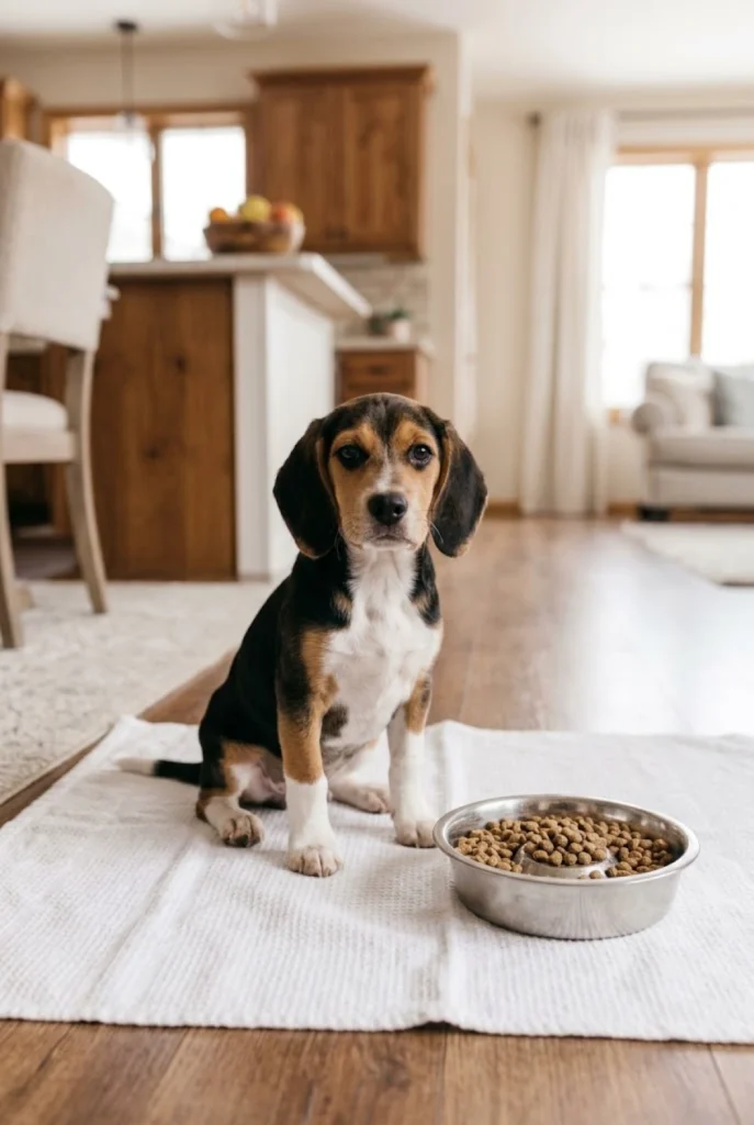 Dog Feeding Schedule for 3–6-Month-Old Puppies