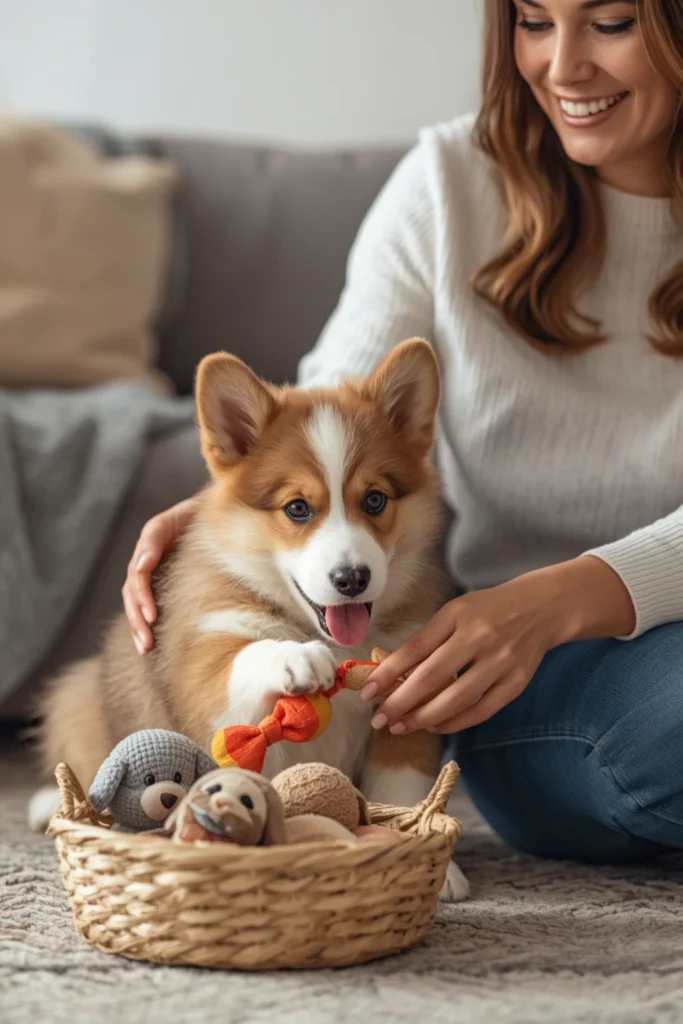 Reward Your Puppy for Choosing Toys Independently