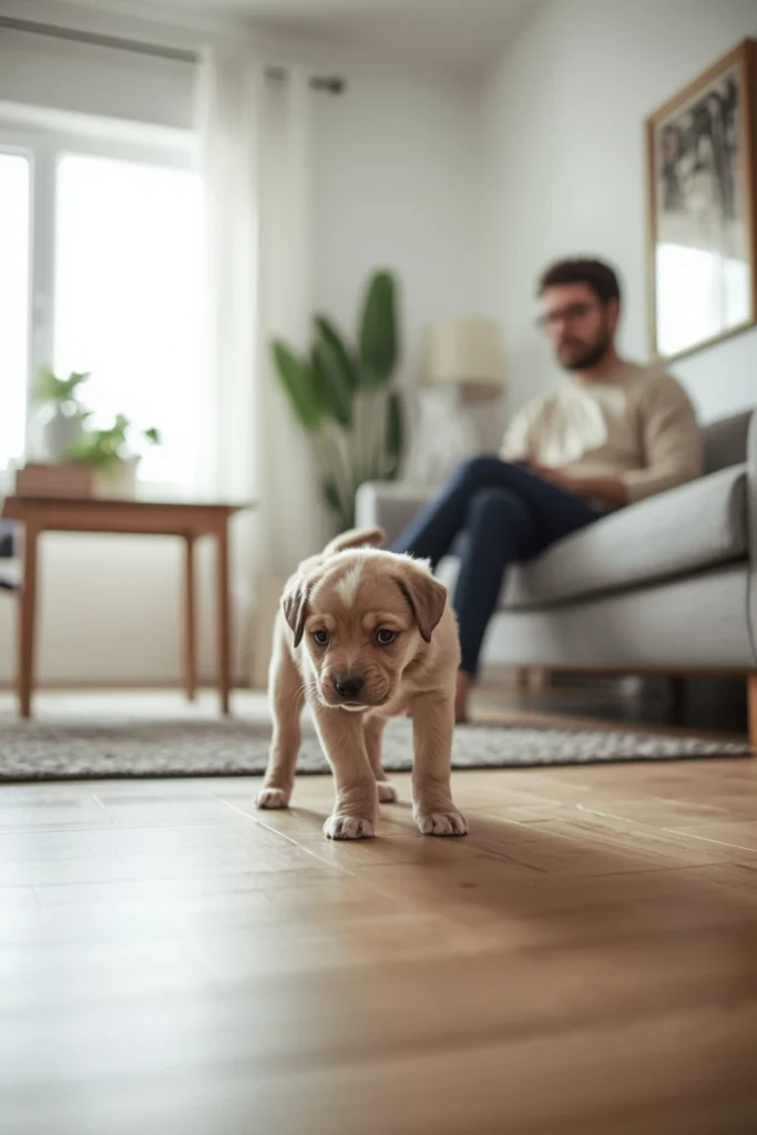 Supervise Your Puppy Closely Indoors
