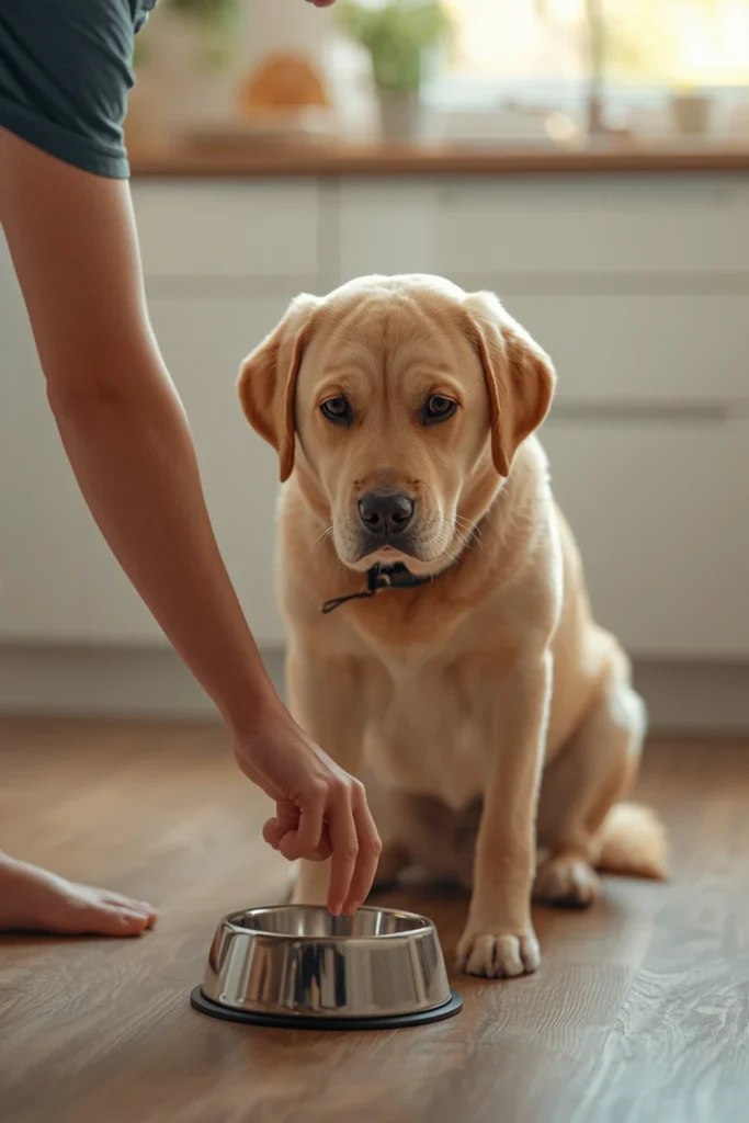 Teach Your Dog to Wait for the Food Bowl