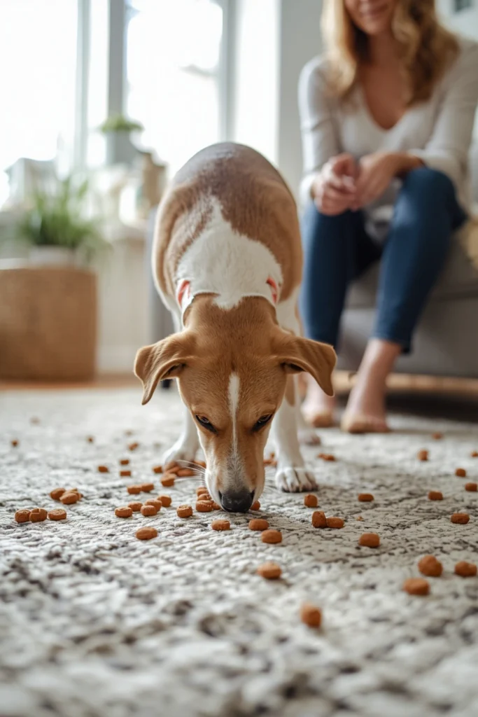 Turn Training Into a Fun Find-the-Treat Game