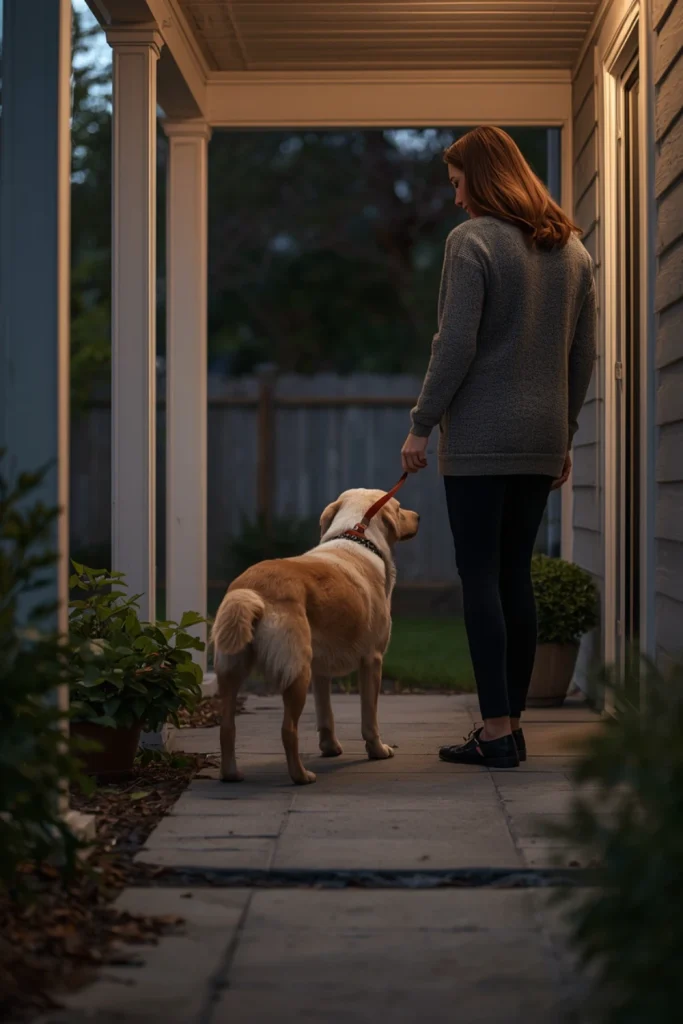 Give Your Dog a Toilet Break Before Bed