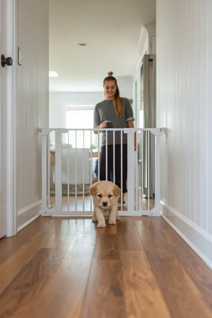 Limit Your Puppy’s Indoor Freedom
