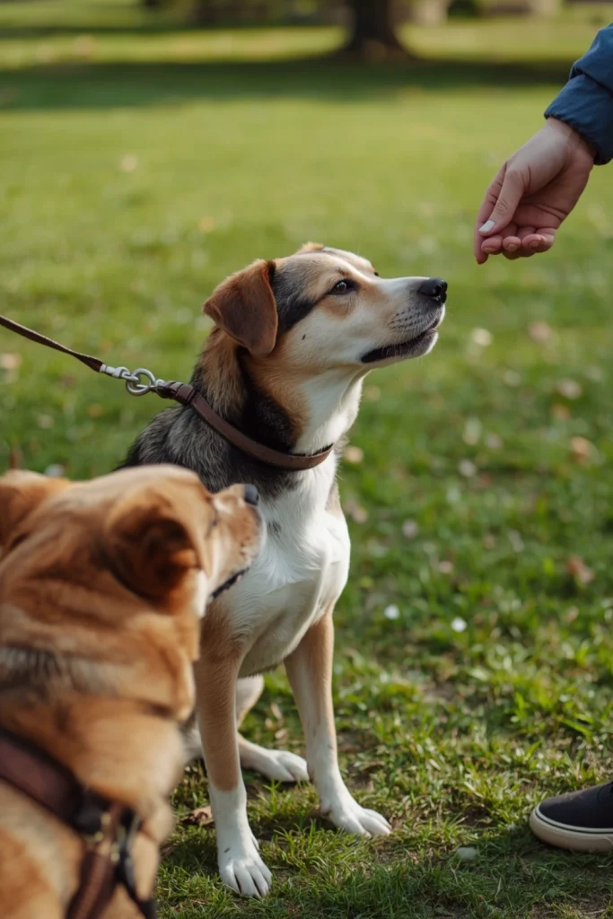 Reward Your Dog for Looking Away From Other Dogs