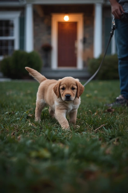 Take Your Puppy Outside Before Bedtime
