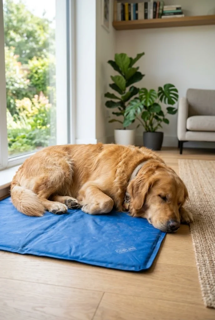 Use a Cooling Mat for Extra Comfort