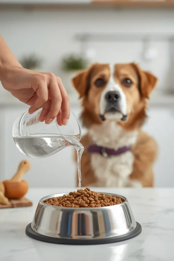 Add Moisture to Your Dog's Food When Appropriate