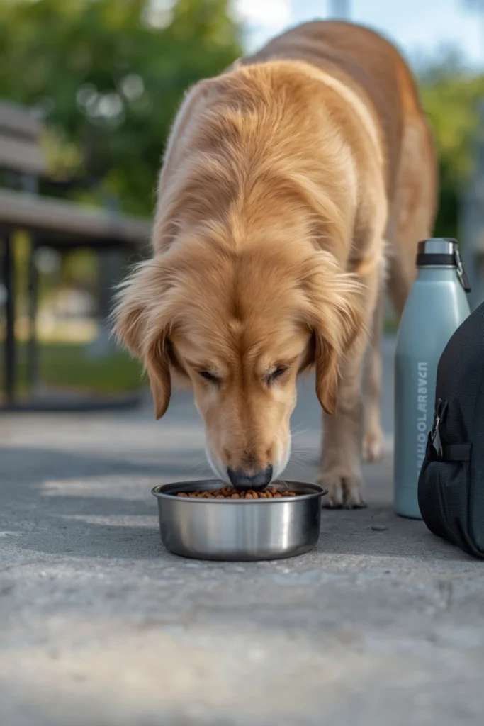 Maintain Your Dog's Regular Feeding Schedule