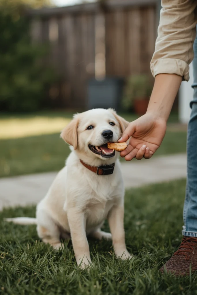 Reward Your Puppy Immediately After Peeing Outside