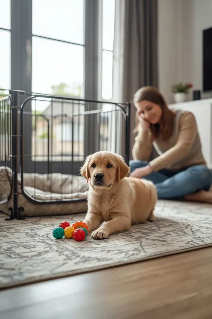 Supervise Your Puppy Inside the House