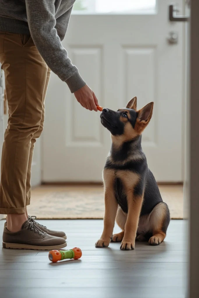 Teach Your Puppy to Sit Before Getting Attention